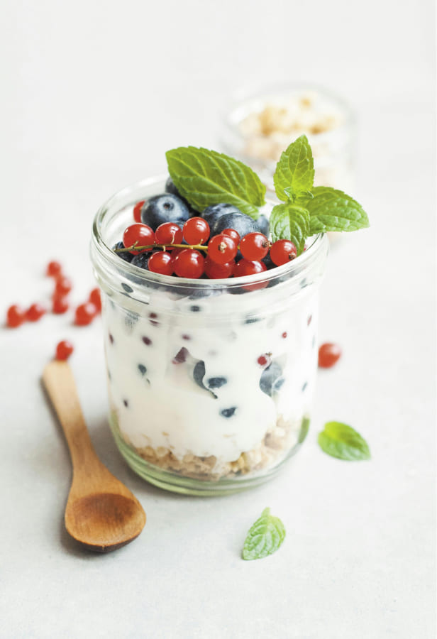 Two Person Berries Mint Crumbles