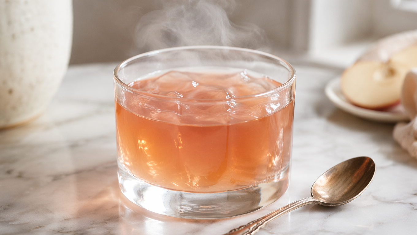jillian michaels gelatin trick recipe steaming in a glass