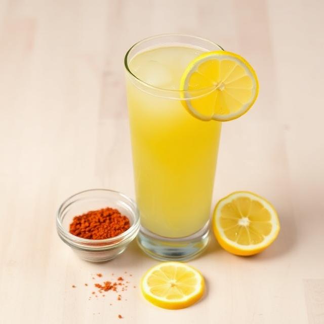 Lemonade diet master cleanse drink with lemon and cayenne, WPRM recipe card image