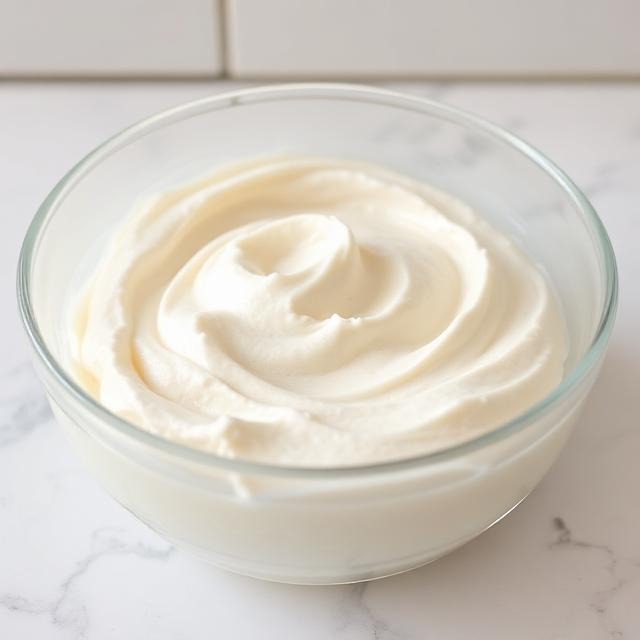 whipped gelatin recipe for weight loss in a bowl