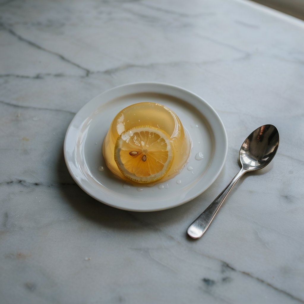 finished gelatin weight loss recipe served on a plate
