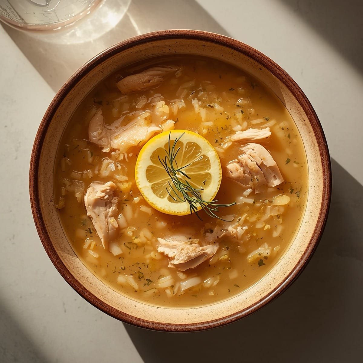 Greek Chicken and Lemon Soup (Authentic Avgolemono Recipe)