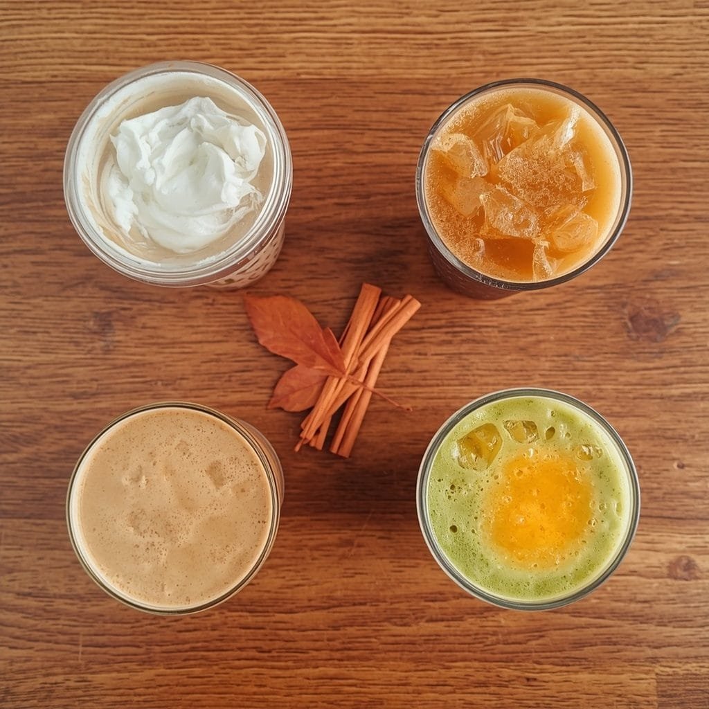 "best pumpkin drinks at Starbucks, fall 2026 lineup side by side